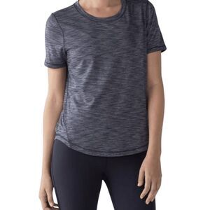 LULULEMON ATHLETICA Long Distance Short Sleeve Size 6